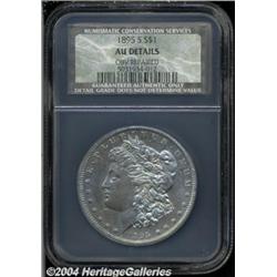 1895-S S$1 AU50 Details, Obverse Repaired,