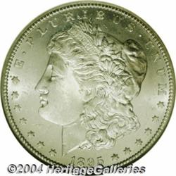 1895-S S$1 MS63 NGC. Bright overall with