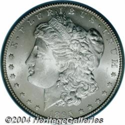 1895-S S$1 MS64 PCGS. A shimmering snow-white