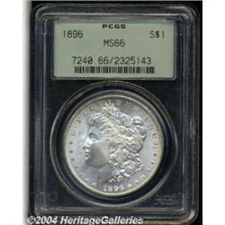 1896 S$1 MS66 PCGS. Just the very slightest