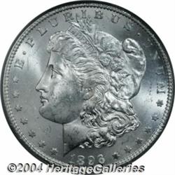 1896-S S$1 MS64 PCGS. Untoned with a vibrant,