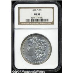 1897-O S$1 AU58 NGC. Temptingly close to Mint