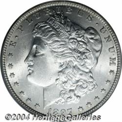 1897-O S$1 MS63 PCGS. Basically untoned with a