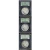 Image 1 : 1897-S S$1 MS64 PCGS, three pieces, all