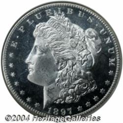 1897-S S$1 MS66 Deep Mirror Prooflike NGC. A