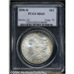 1898-O S$1 MS65 PCGS. A golden toned Gem with