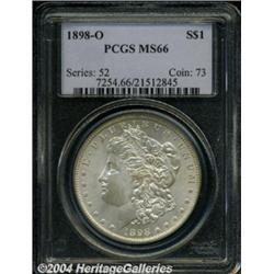 1898-O S$1 MS66 PCGS. Virtually untoned,