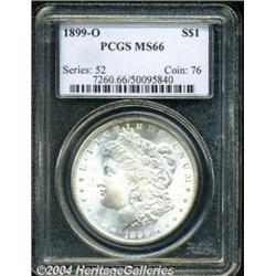 1899-O S$1 MS66 PCGS. Well struck, highly