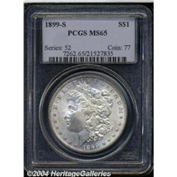 1899-S S$1 MS65 PCGS. A sharp, clean-cheeked