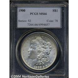 1900 S$1 MS66 PCGS. An untoned and very