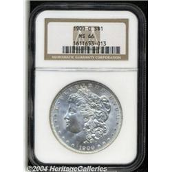 1900-O S$1 MS66 NGC. A nearly impeccably