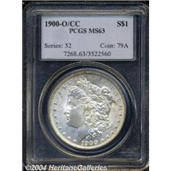 1900-O/CC S$1 MS63 PCGS. A Top 100 Variety.
