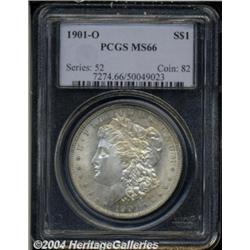 1901-O S$1 MS66 PCGS. Some mottled gray-golden