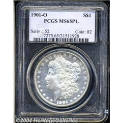 1901-O S$1 MS65 Prooflike PCGS. Well struck