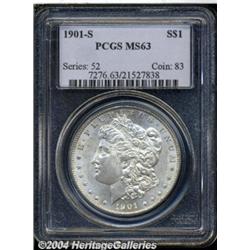 1901-S S$1 MS63 PCGS. Boldly struck, if