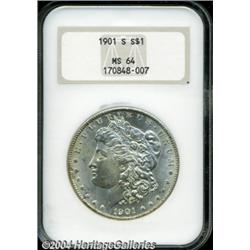 1901-S S$1 MS64 NGC. Just a hint of light