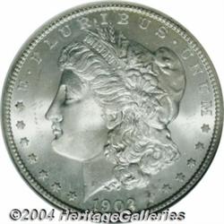 1902-S S$1 MS65 NGC. A shimmering-white