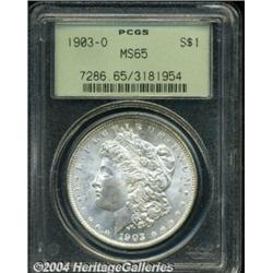 1903-O S$1 MS65 PCGS. Essentially untoned and