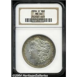 1904-O S$1 MS66 NGC. The bright, satiny mint