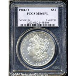 1904-O S$1 MS66 Prooflike PCGS. Well struck