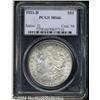 Image 1 : 1921-D S$1 MS66 PCGS. Typically weakly struck