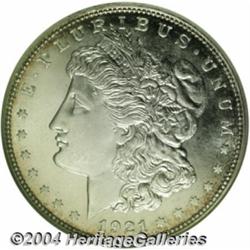 1921-D S$1 MS65 Deep Mirror Prooflike NGC.