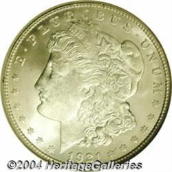 1921-S S$1 MS66 NGC. Pressed into service one