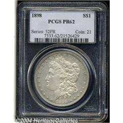1898 S$1 PR62 PCGS. Fully struck with