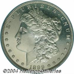 1899 S$1 PR66 PCGS. Mostly brilliant with