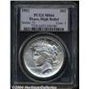 Image 1 : 1921 S$1 MS64 PCGS. An attractive, untoned