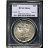 Image 1 : 1923 S$1 MS66 PCGS. Alternating areas of blue,