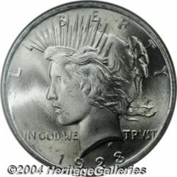 1923 S$1 MS67 NGC. Countless millions were