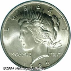 1923 S$1 MS67 PCGS. The centers are