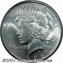 1926-D S$1 MS66 PCGS. Fully brilliant with