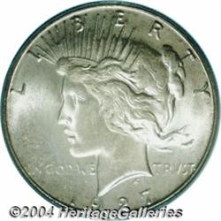 1927-S S$1 MS65 PCGS. Nicely struck for this