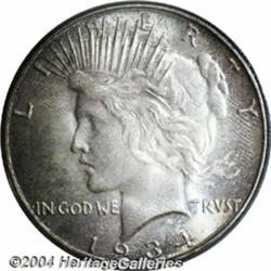 1934-S S$1 MS66 PCGS. The scarcity of the