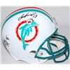 Image 1 : Dan Marino  Mark Clayton Signed Dolphins Full-Size Authentic Pro-Line Helmet (Radtke COA)