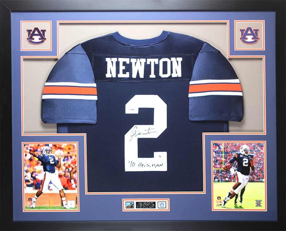cam newton signed auburn jersey