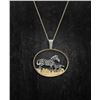 Image 1 : Handcrafted Zebra and Baby Pendant