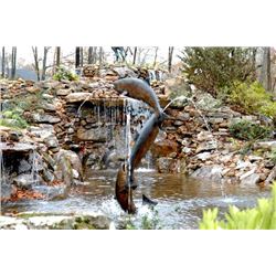 Life-Size Salmon Sculpture