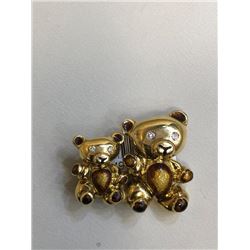 Handmade Teddy Bear Broach