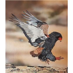 GIDEONS WILD ART The Eagle Has Landed Original Oil Painting on Canvas