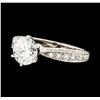 Image 1 : 1.46 ctw Diamond Ring - 18KT White Gold