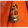Image 6 : Authentic Hermes Orange Togo Leather Bolide Bag