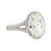 Image 1 : 4.68 ctw Diamond Ring - 18KT White Gold