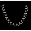 Image 1 : 9.02 ctw Diamond Necklace - 14KT White Gold