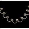 Image 2 : 9.02 ctw Diamond Necklace - 14KT White Gold