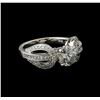 Image 1 : 1.97 ctw Diamond Ring - 14KT White Gold