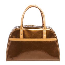 Louis Vuitton Bronze Vernis Leather Monogram Tompkins Square Bag