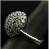Image 5 : 2.50 ctw Diamond Flower Design Ring - 14KT White Gold